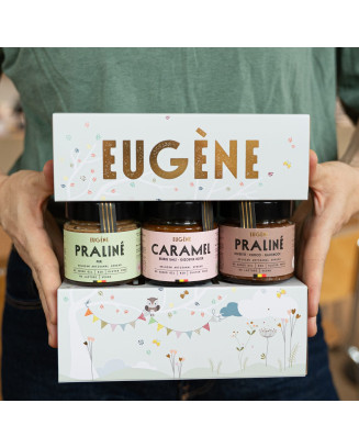 Kopie van Kopie van Kopie van Kopie van Kopie van Caramel beurre salé 270g Bio - Eugène Chocolat