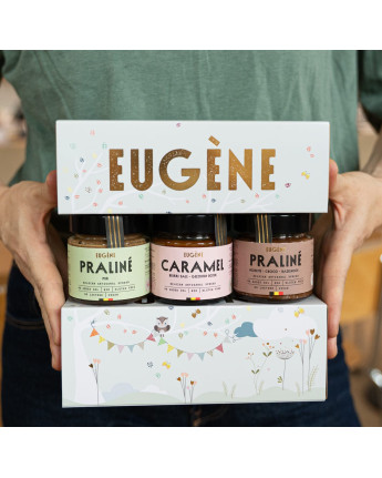 Kopie van Kopie van Kopie van Kopie van Kopie van Caramel beurre salé 270g Bio - Eugène Chocolat