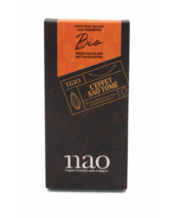 Nao -Tablette chocolat lait noisette bio - La Cave Epicurienne