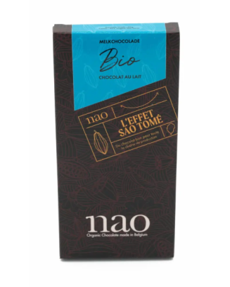 Nao -Tablette chocolat lait noisette bio - La Cave Epicurienne