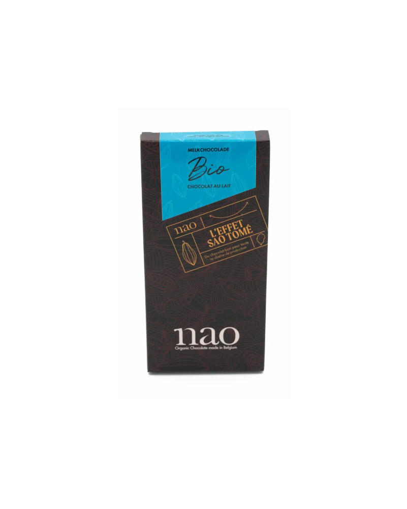 Nao -Tablette chocolat lait noisette bio - La Cave Epicurienne