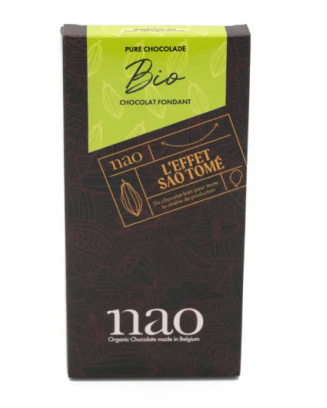 Nao -Tablette chocolat noir 72% Sao Tomé bio - La Cave Epicurienne
