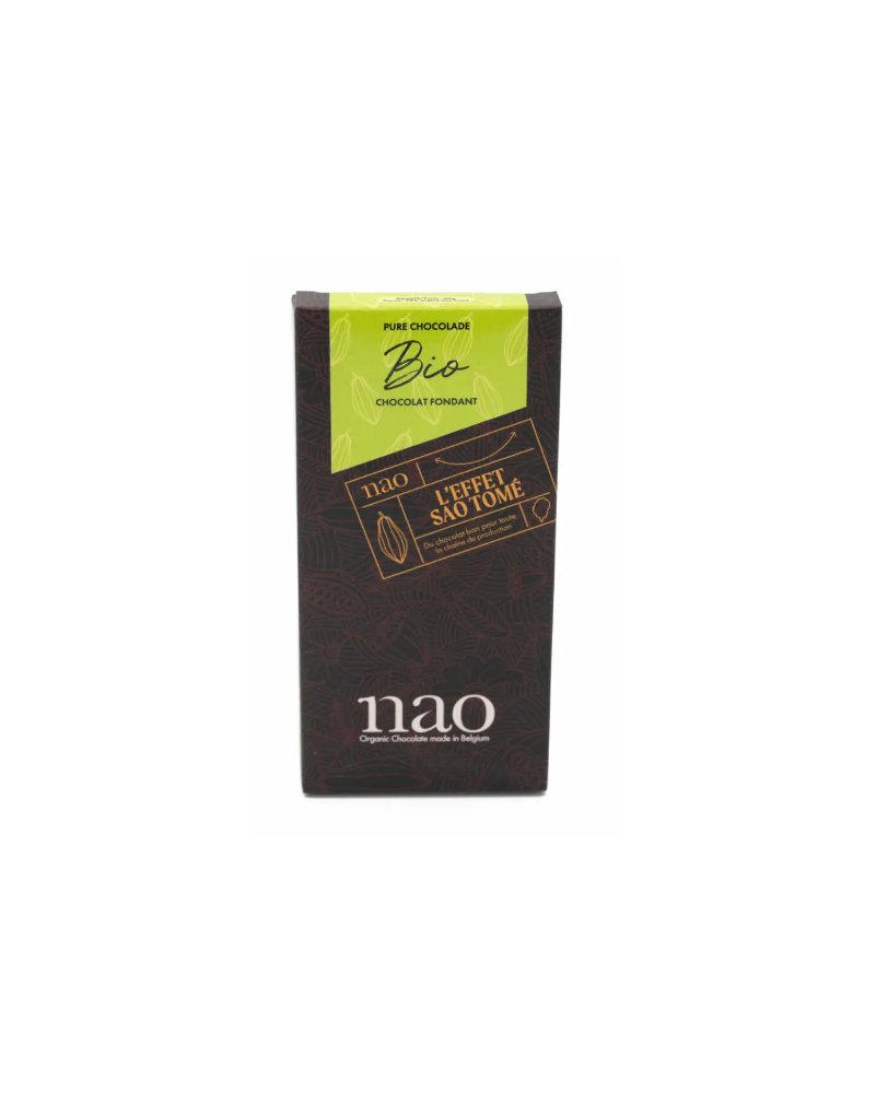 Nao -Tablette chocolat noir 72% Sao Tomé bio - La Cave Epicurienne