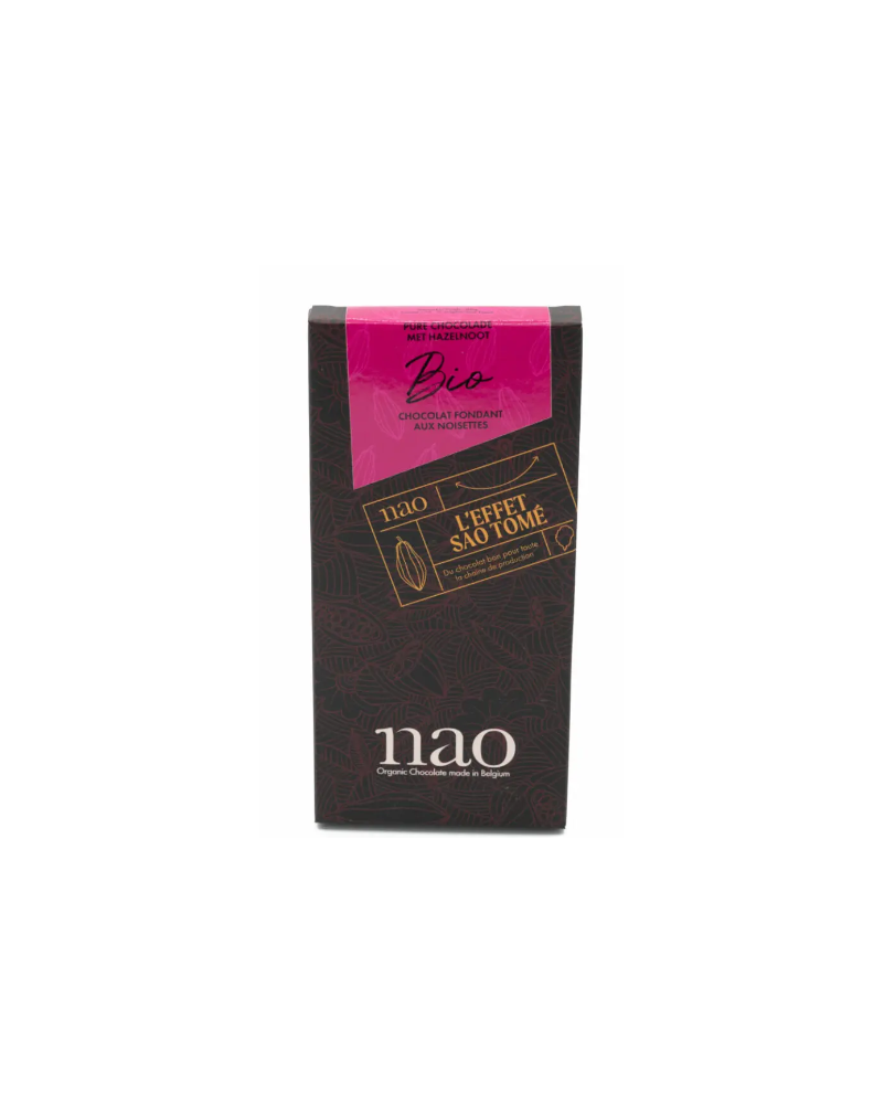 Nao -Tablette chocolat noir 72% Sao Tomé bio - La Cave Epicurienne