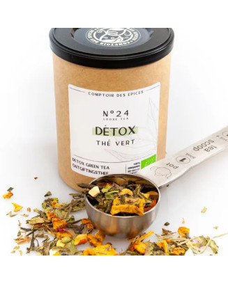 Comptoir des Epices - Thé vert Detox Bio - La Cave Epicurienne