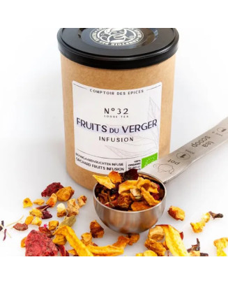 Comptoir des Epices - Tisane fruits du verger  Bio - La Cave Epicurienne