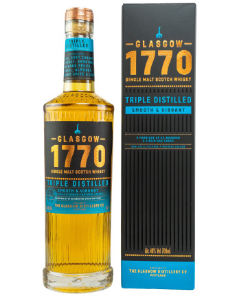 Glasgow 1770 Triple Distilled 70cl/40%