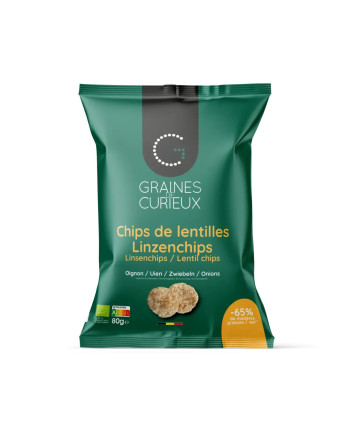 Linzenchips en uien bio - Graines de Curieux - La Cave Epicurienne