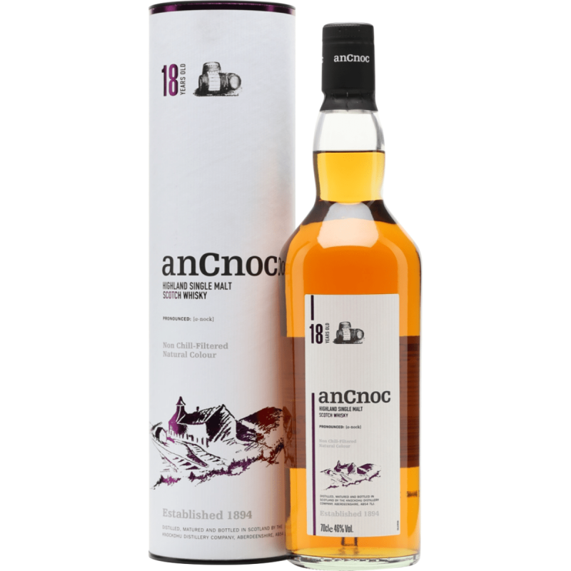 Whisky An Cnoc 12 ans d'Âge - Équilibre Parfait de Saveurs Écossaises