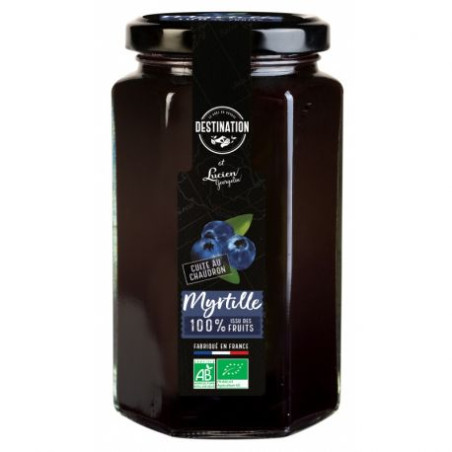 100% myrtilles - Confiture Bio - La Cave Epicurienne