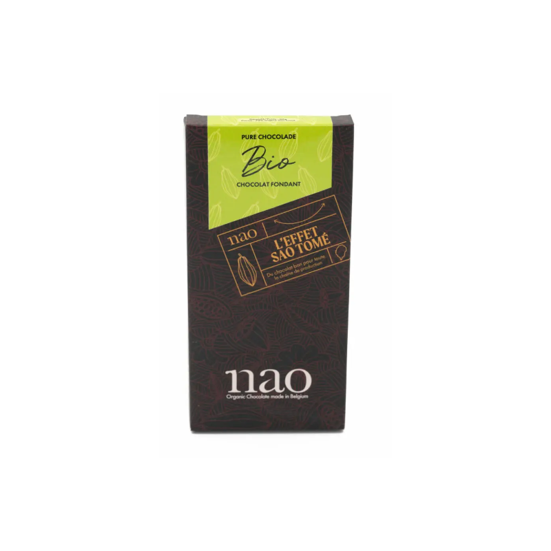 Nao - Sao Tomé - noir 72% - Bio - La Cave Epicurienne Nao - Sao Tomé - noir 72% - Bio - La Cave Epicurienne