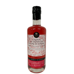 Fleur de sureau et groseille - Liqueur belge - Gervin - La Cave Epicurienne