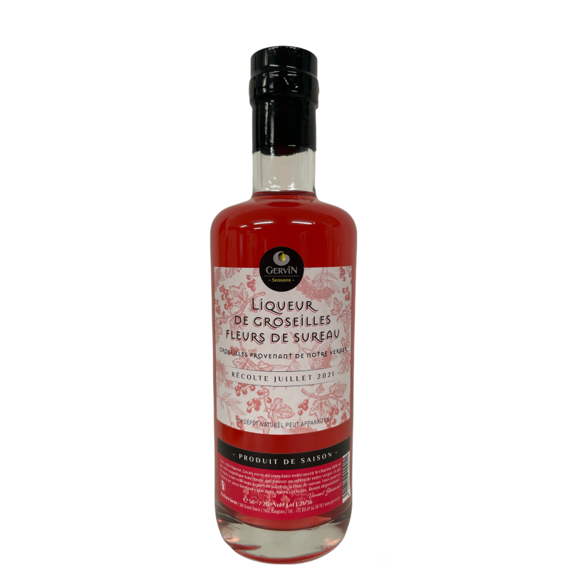 Vlierbloesem en rode bes likeur - Gervin - La Cave Epicurienne Vlierbloesem en rode bes likeur - Gervin - La Cave Epicurienne