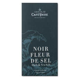 Tablette chocolat noir à la fleur de sel - Café-Tasse - La Cave Epicurienne
