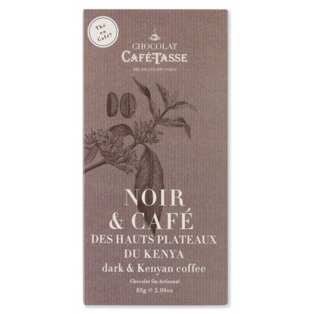 Pure chocolade met Keniaanse Koffie - Café-Tasse - La Cave Epicurienne
