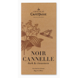 Tablette chocolat noir et cannelle - Café-Tasse - La Cave Epicurienne