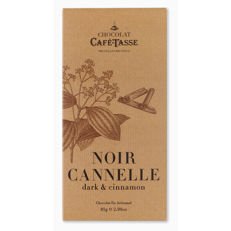 Tablette chocolat noir et cannelle - Café-Tasse - La Cave Epicurienne Tablette chocolat noir et cannelle - Café-Tasse - La Cave Epicurienne