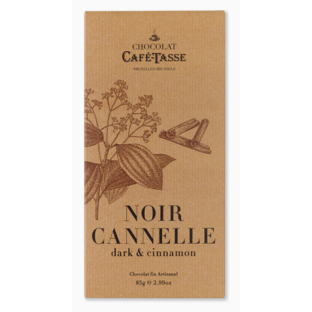 Tablette chocolat noir et cannelle - Café-Tasse - La Cave Epicurienne