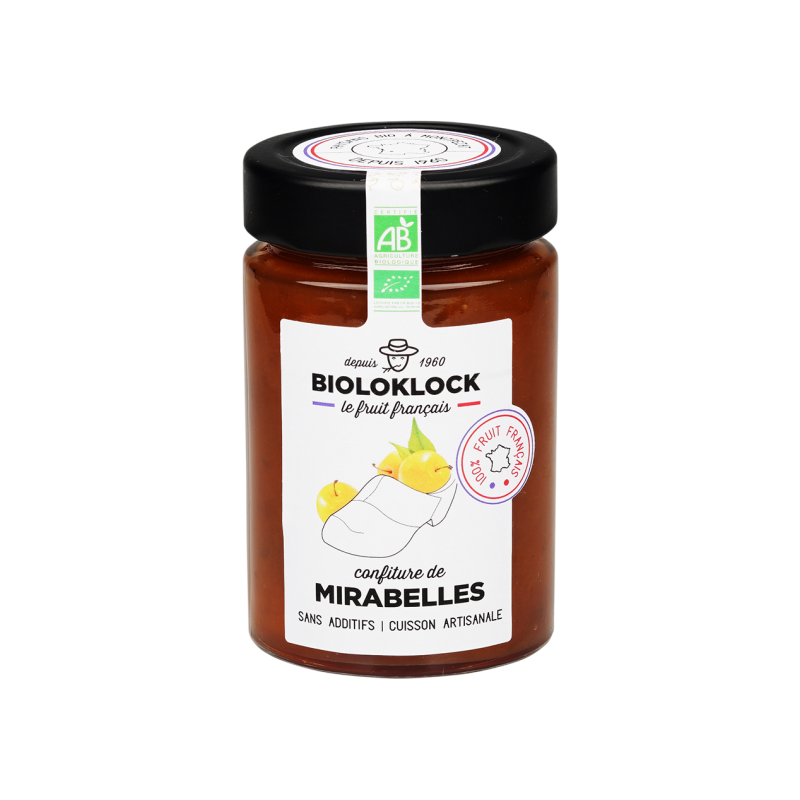 Confiture de mirabelles - Bioloklock - La Cave Epicurienne