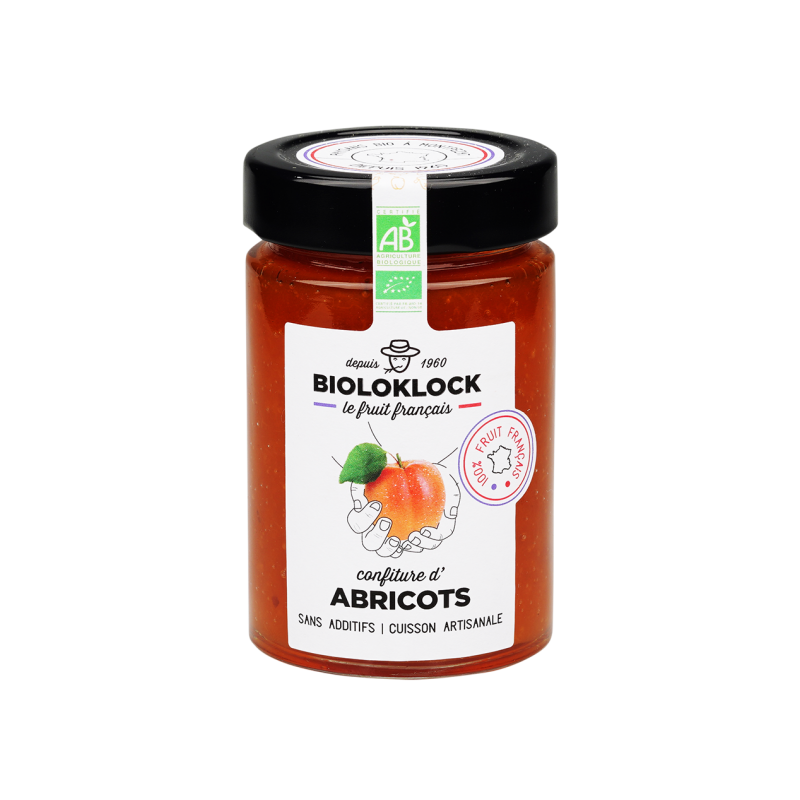 Abricots - Confiture Bio - Bioloklock - La Cave Epicurienne Abricots - Confiture Bio - Bioloklock - La Cave Epicurienne