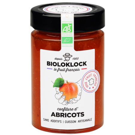 Abricots - Confiture Bio - Bioloklock - La Cave Epicurienne