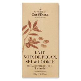 Tablette lait et noix de pécan - Café-Tasse - La Cave Epicurienne