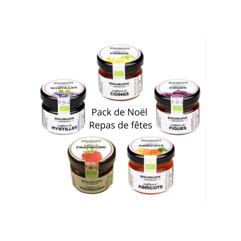 Assortiment mini confitures pour foie gras - Bioloklock- La Cave Epicurienne