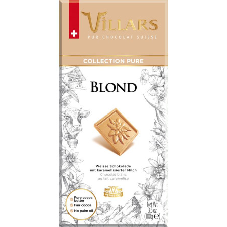 Blond - Chocolat suisse Villars - La Cave Epicurienne