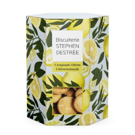 Biscuiterie Destrée - Biscuit croquant au citron - La Cave Epicurienne