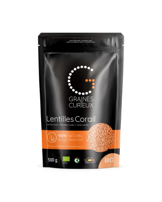 Graine de Curieux - Lentilles corail Bio - La Cave Epicurienne