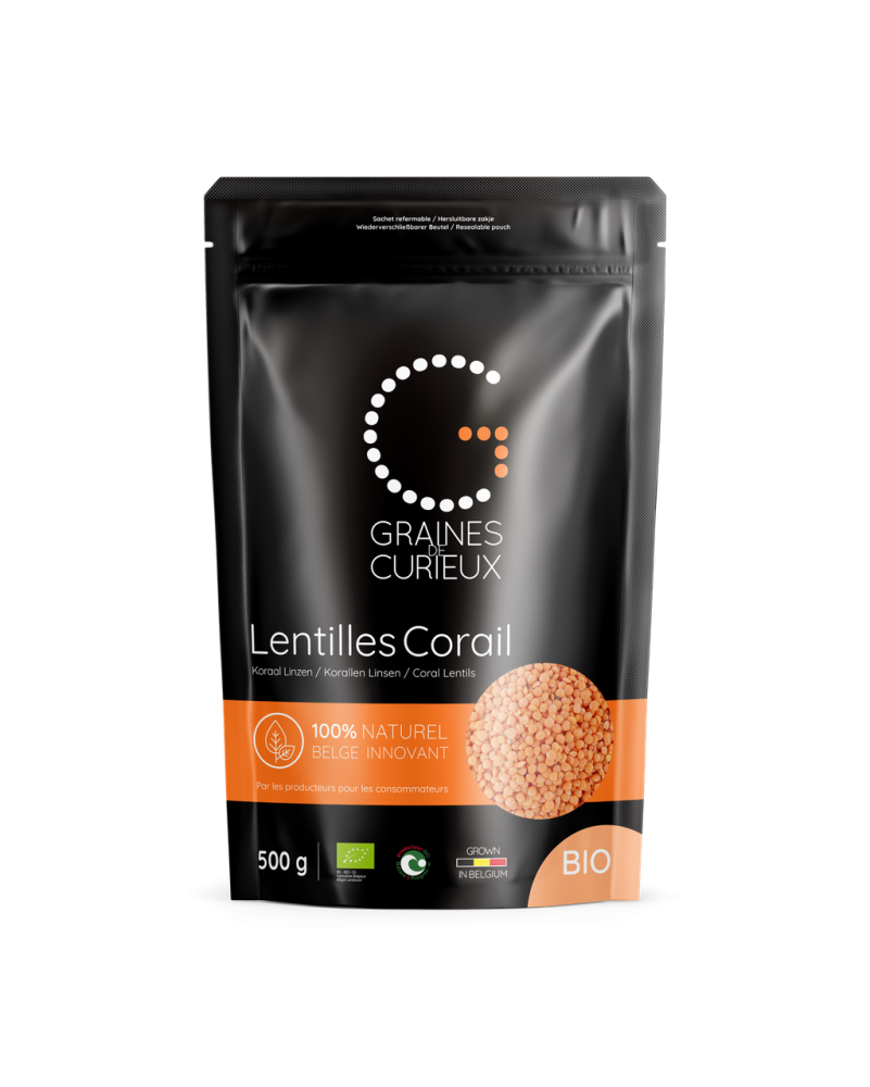 Graine de Curieux - Lentilles corail Bio - La Cave Epicurienne