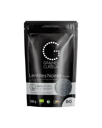Graine de Curieux - Lentilles beluga Bio - La Cave Epicurienne