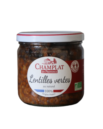 Champlat - Lentilles vertes cuites au naturel Bio - La Cave Epicurienne