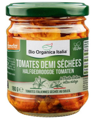 Tomates demi-séchées à l'huile d'olive Bio 190g