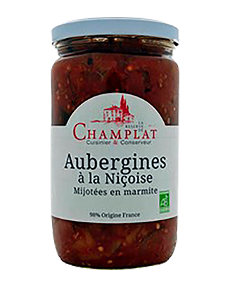 Aubergines cuisinées à la niçoise Bio 650g