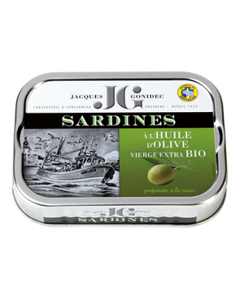 Kopie van Kopie van Kopie van Kopie van Kopie van Sardines de Bretagne à l'huile d'olive extra vierge 115g - Connétable