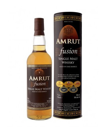 Amrut Fusion Peated Single Malt - Inde  - La Cave Epicurienne