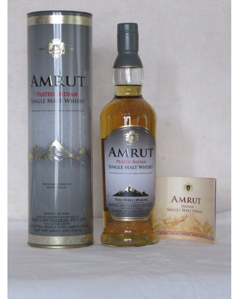 Amrut Peated Single Malt - Inde - La Cave Epicurienne
