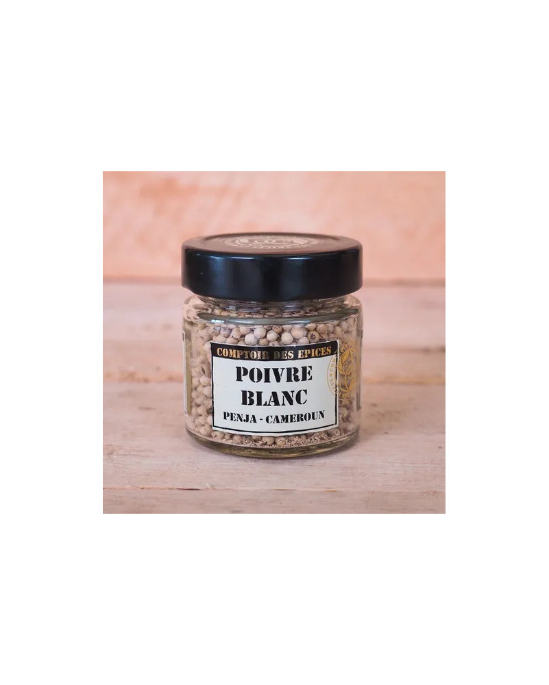 Comptoir des Epices - Poivre blanc Penja - La Cave Epicurienne