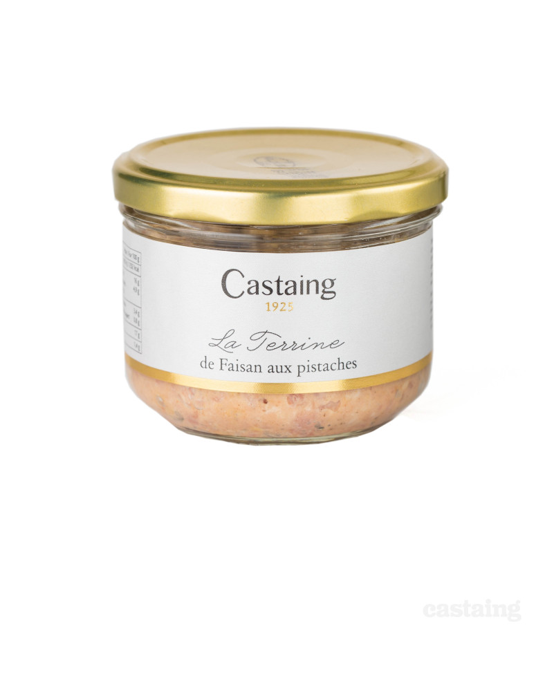 Terrine de faisan aux pistaches 180g - Castaing
