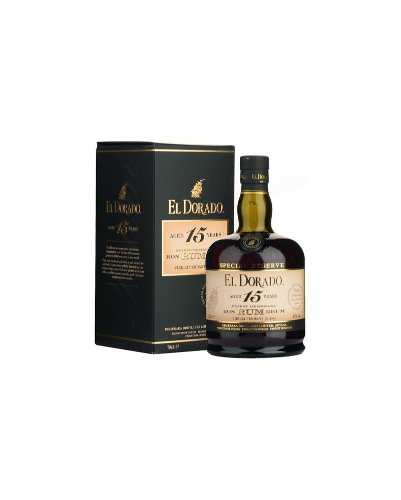 El Dorado Rum - 15 ans - Guyana - La Cave Epicurienne