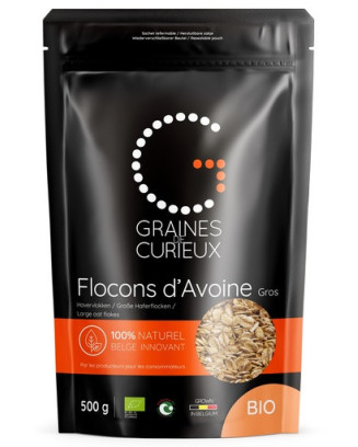 Graine de curieux - flocons d'avoine bio - La Cave Epicurienne