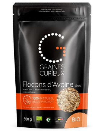 Graine de curieux - flocons d'avoine bio - La Cave Epicurienne