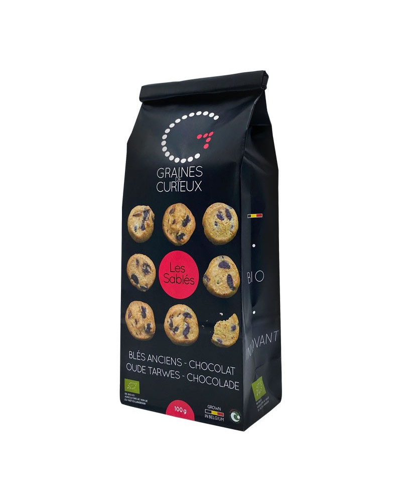 Graine de curieux - Sablés chocolat bio - La Cave Epicurienne