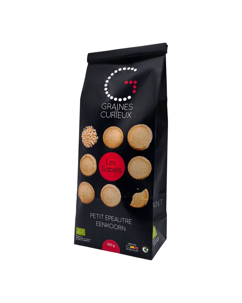 Graine de curieux - Sablés petit épeautre bio - La Cave Epicurienne